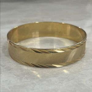 Gold Bangle Bracelet